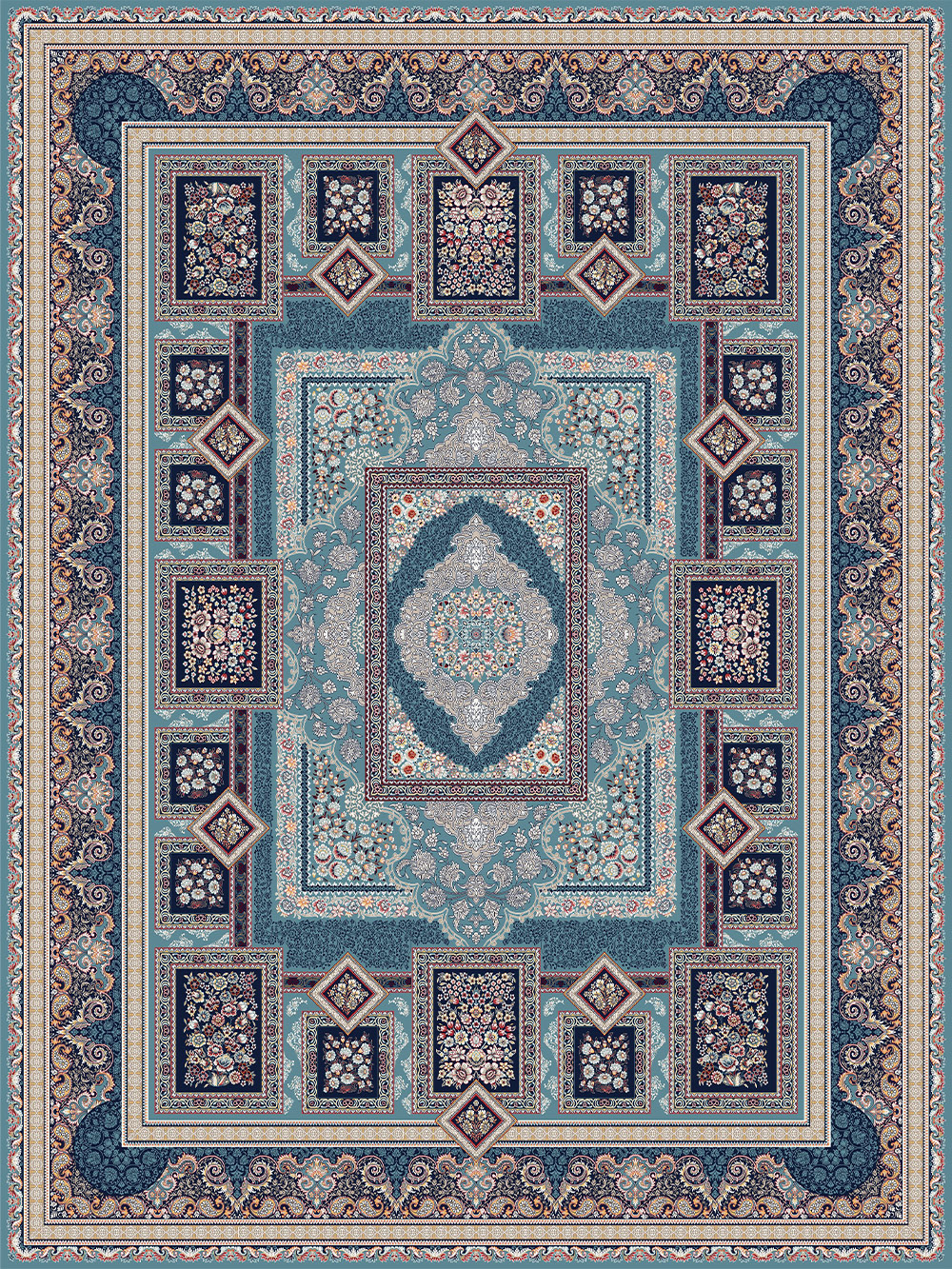 PERA 5511_DARKBLUE CARPET