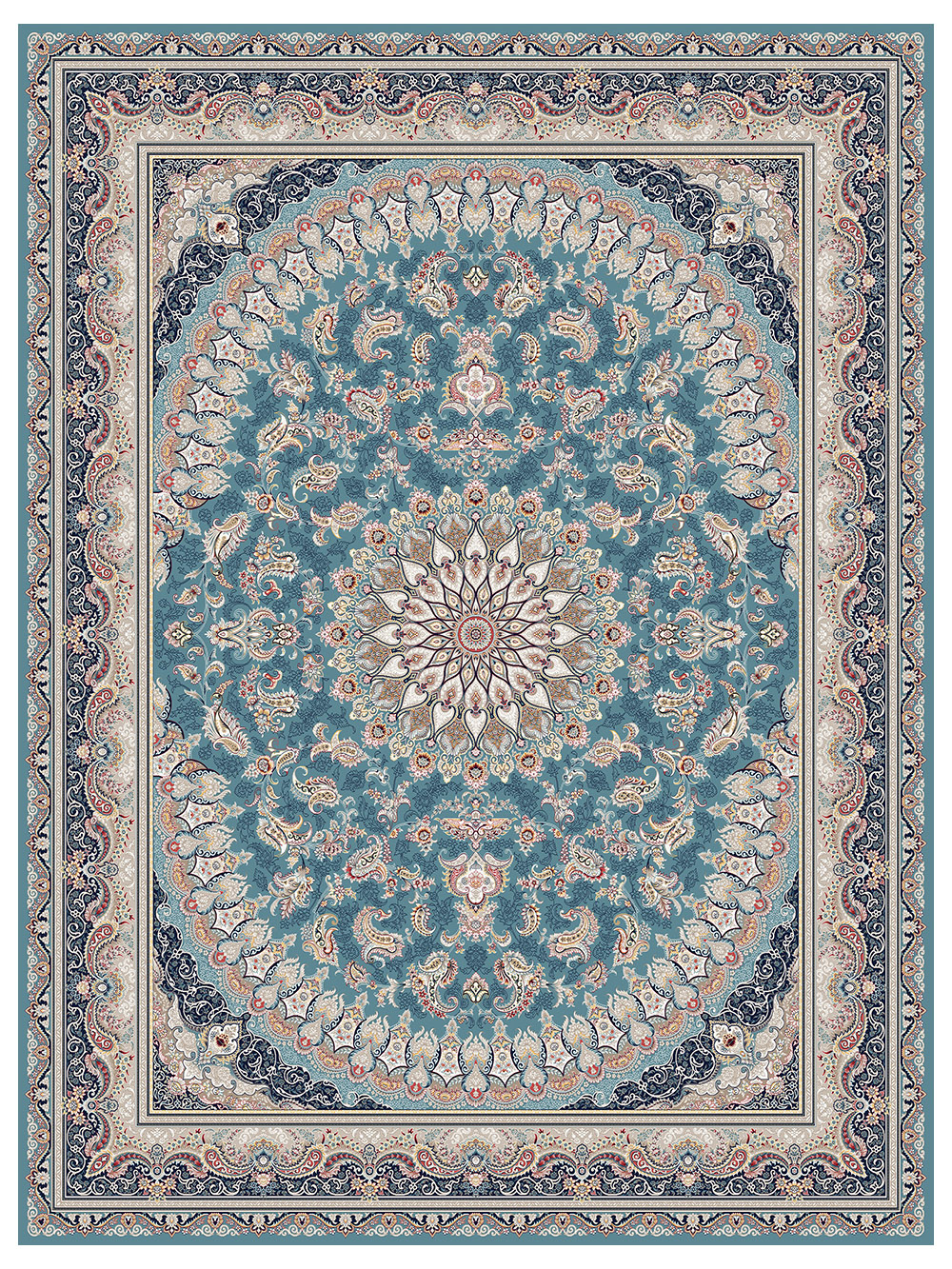 PERA 5516_DARKBLUE CARPET