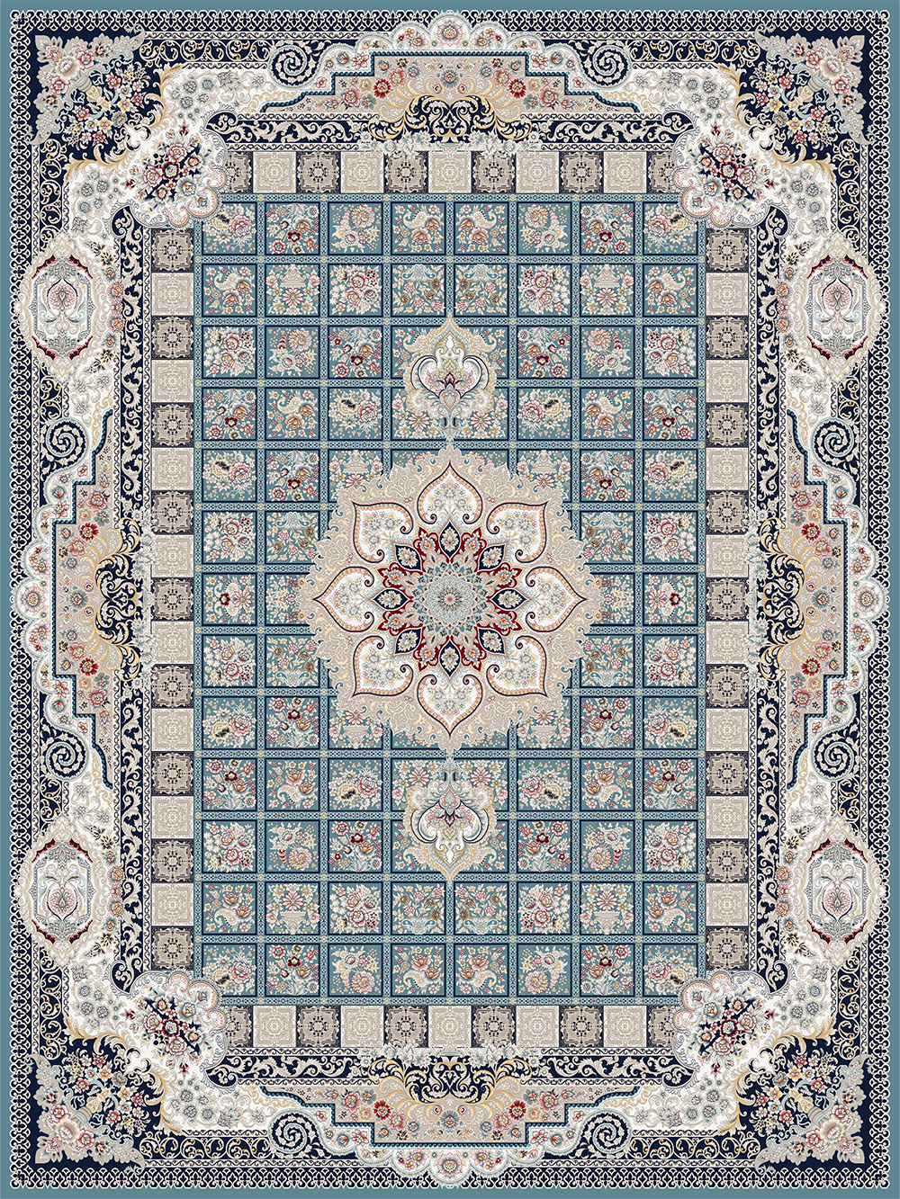 PERA 5542_DARKBLUE CARPET